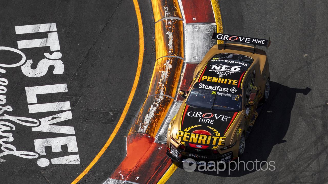 David Reynolds' car in action at the Gold Coast.