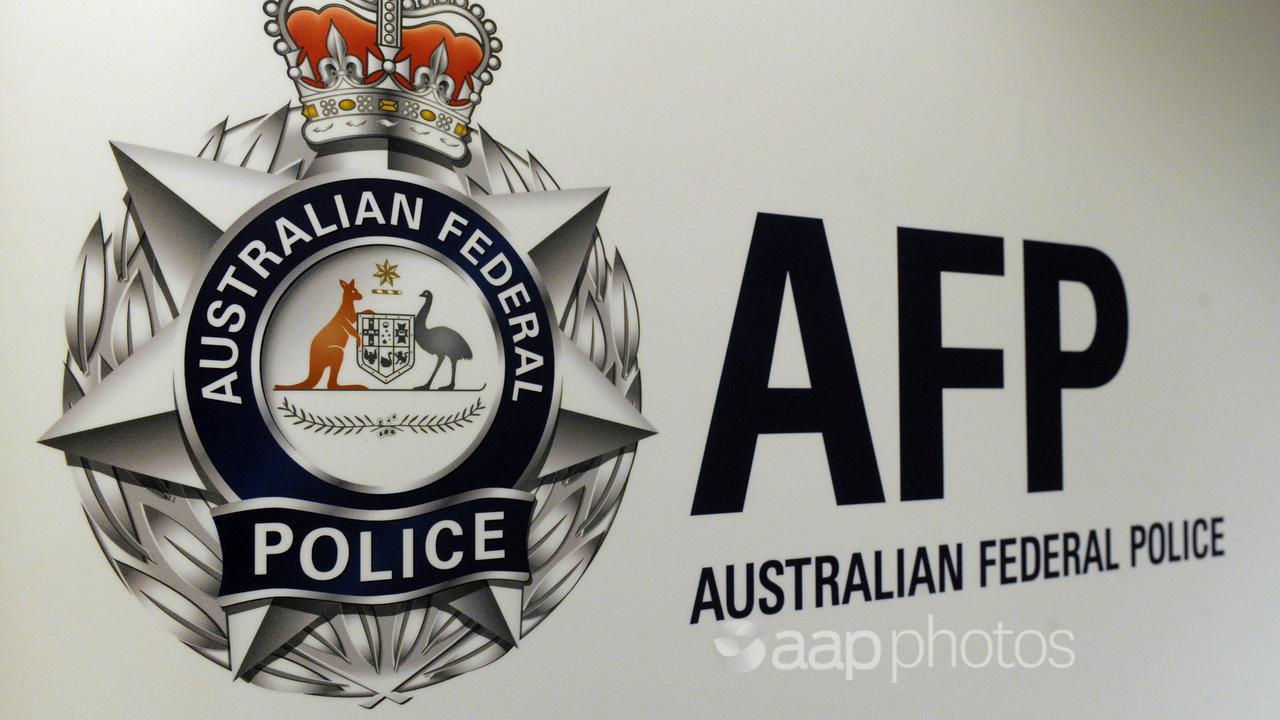 An Australian Federal Police logo