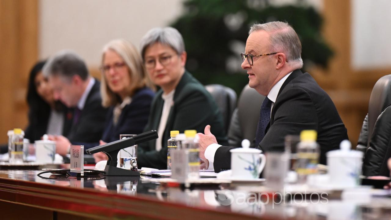 Anthony Albanese and Foreign Minister Penny Wong