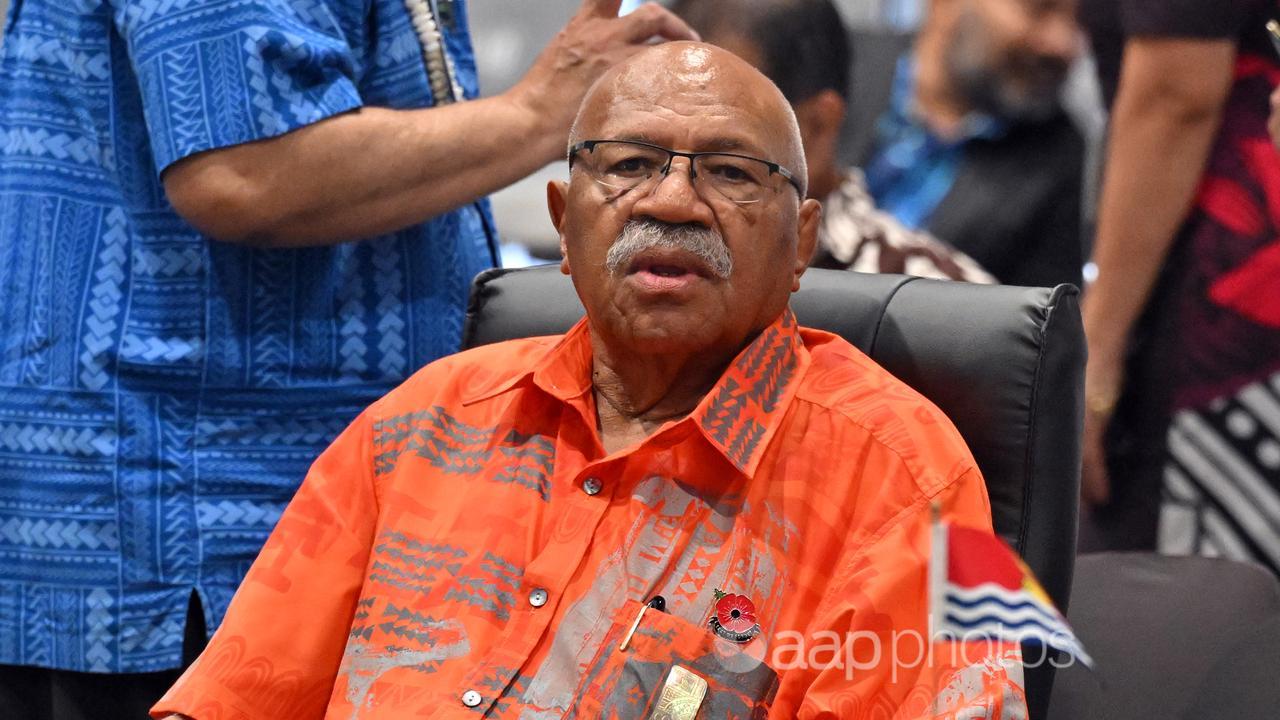 Fiji’s Prime Minister Sitiveni Rabuka