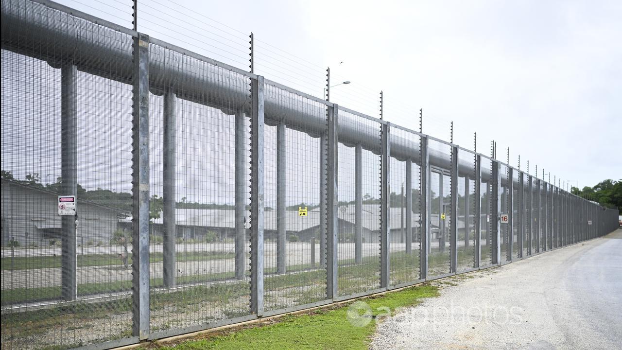 Christmas Island detention centre stock image