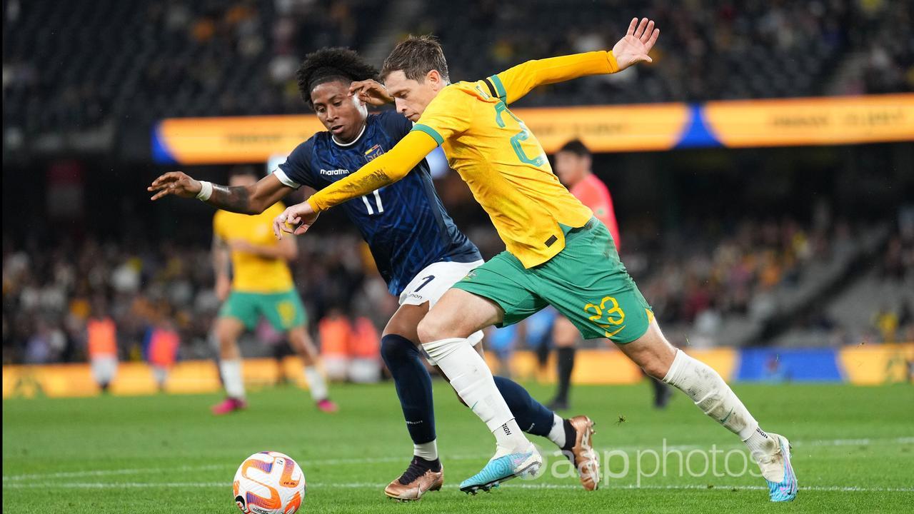 Craig Goodwin in action for the Socceroos.