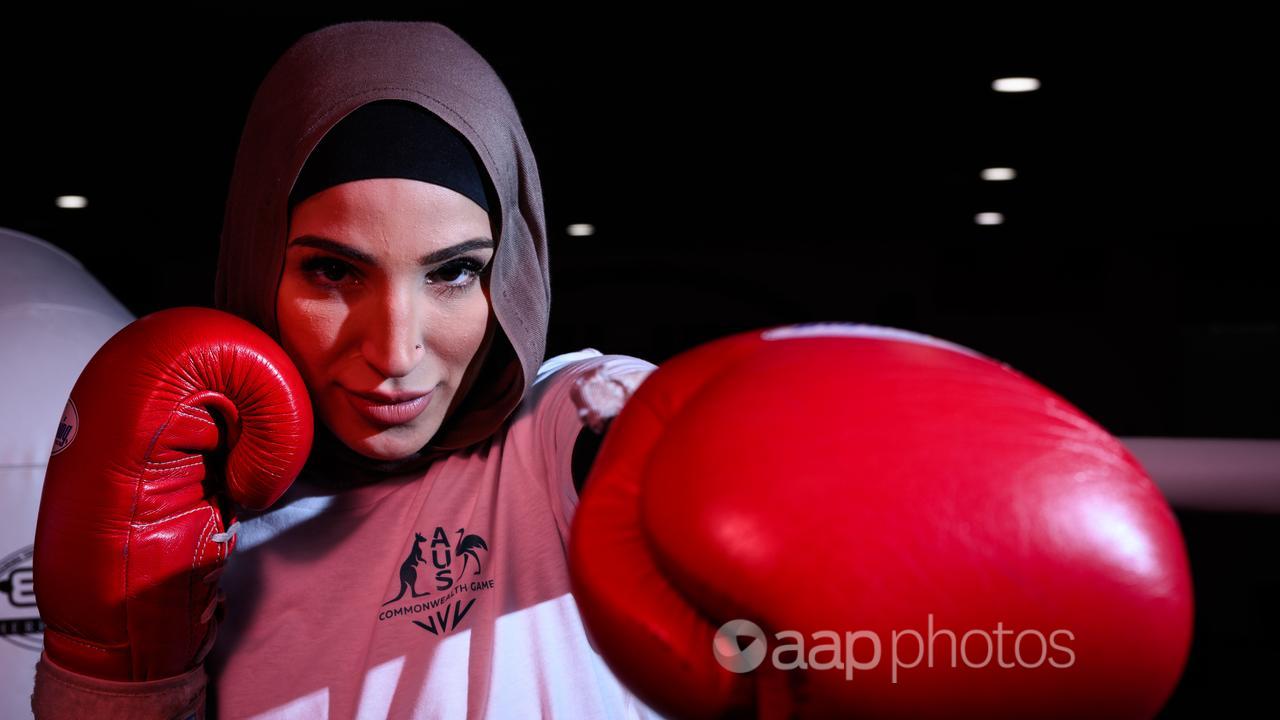 Australian boxer Tina Rahimi. 