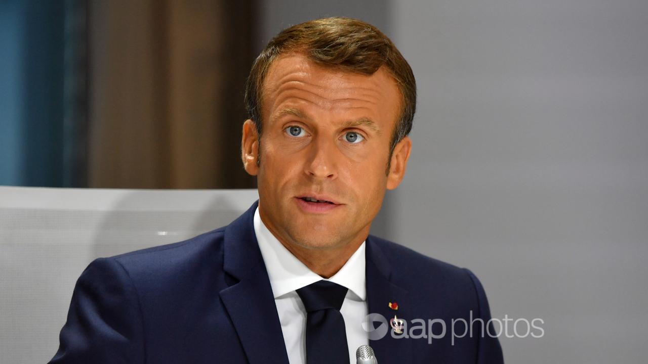 French President Emmanuel Macron (file image)
