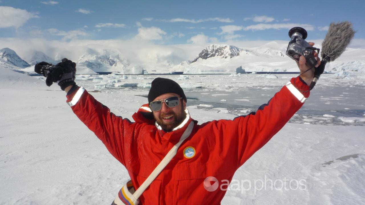 Adventurer Michael Wigge in Antarctica (file image)