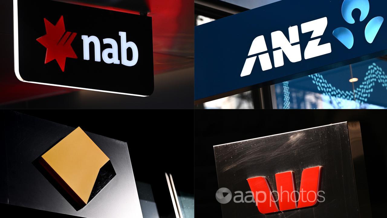 Composite image of Australia's big four banks (file image)