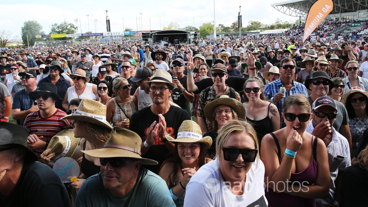 Crowds at Tamworth in 2020 (file)