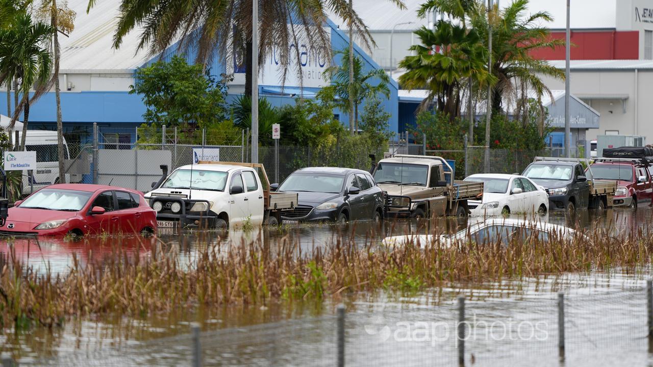 Vehicles submerged in Cairns suburb (file image)