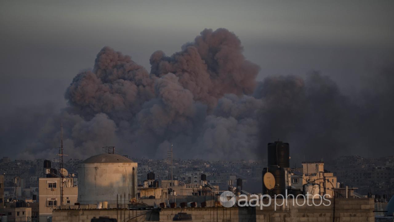 Bombing of Gaza.