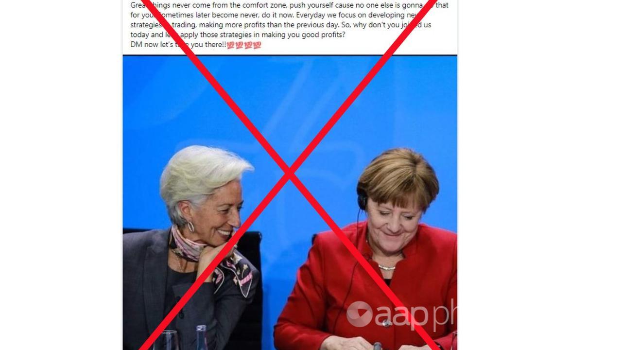 Merkel fake