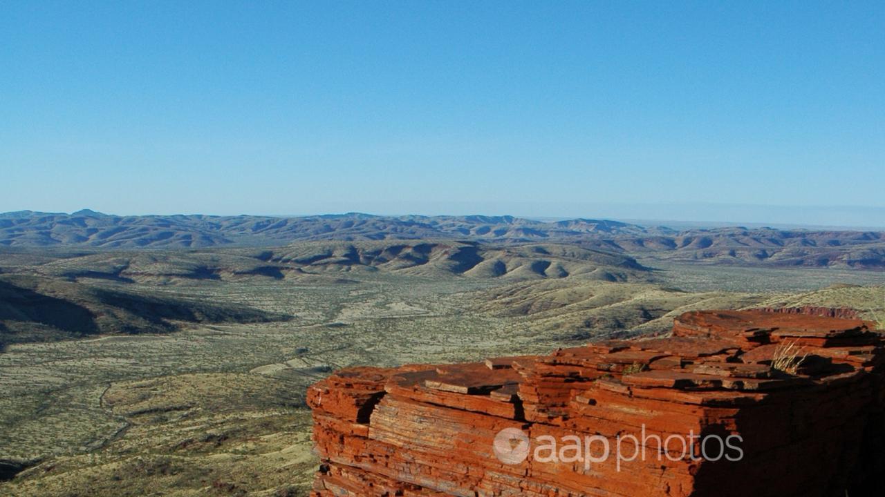 Hamersley Ranges in the Pilbara region of Western Australia.