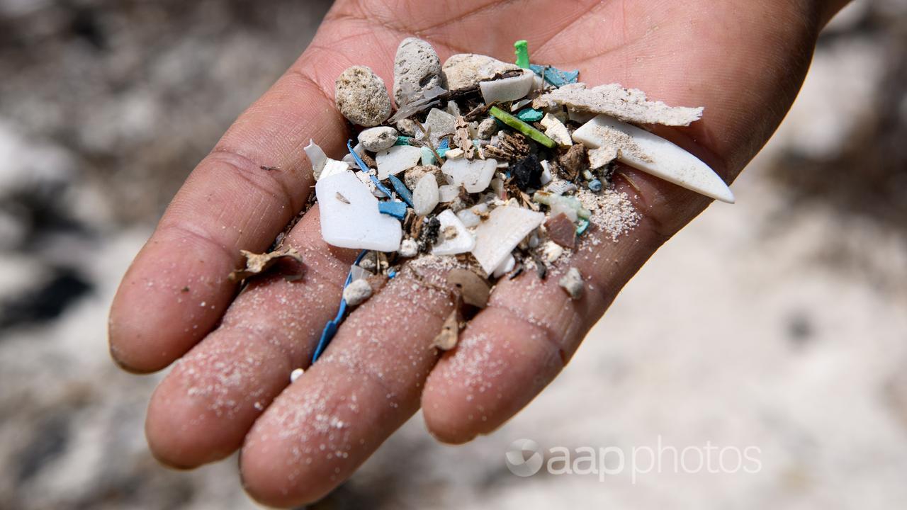 Plastic the most common component of waterway litter.