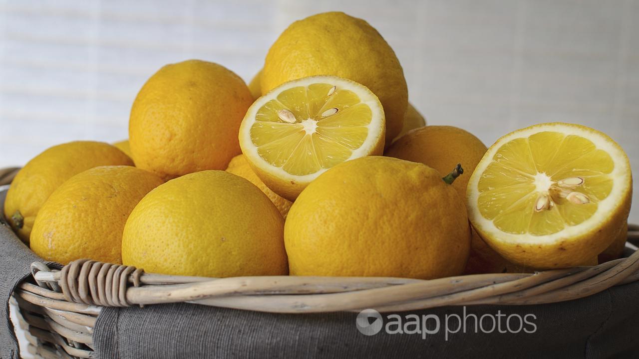 A bowl of lemons (file image)