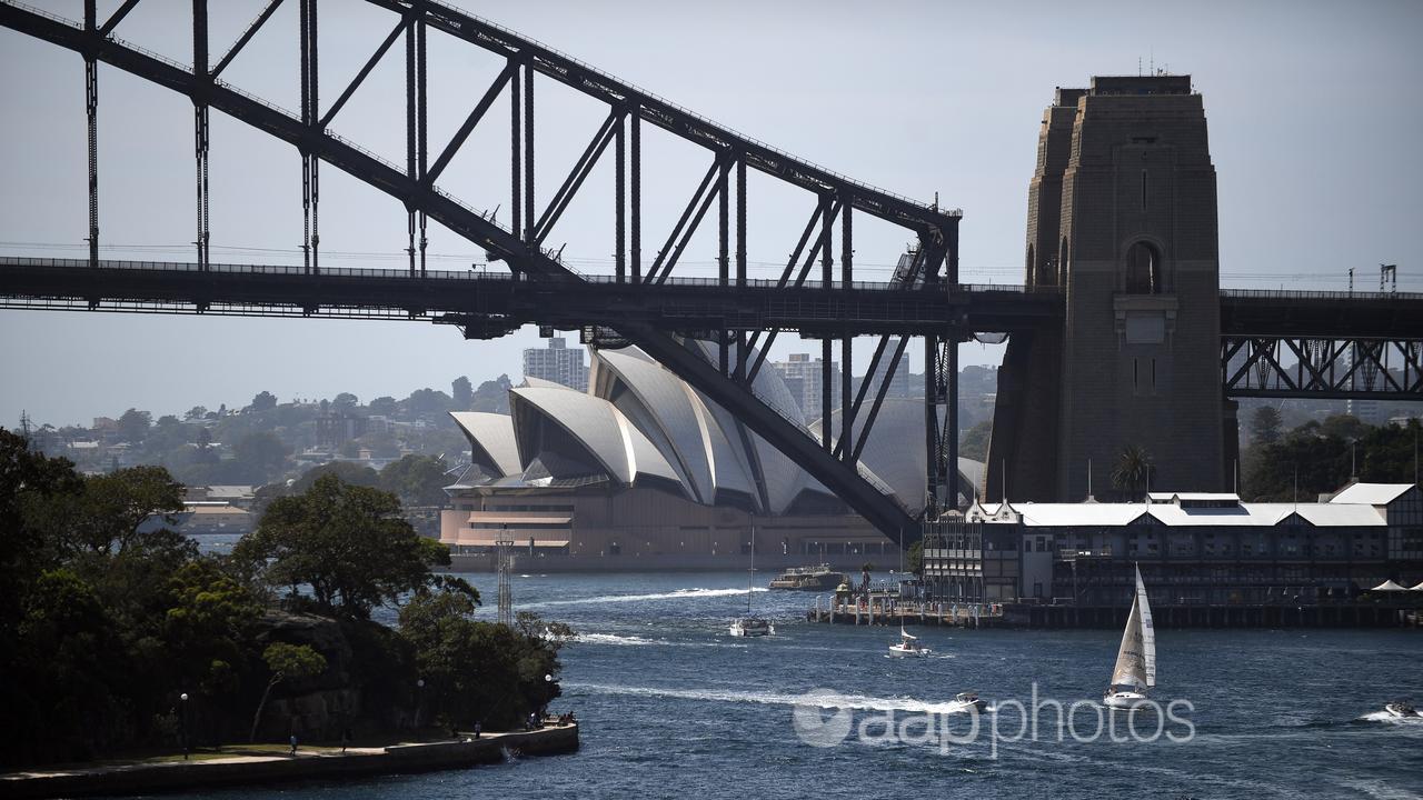 The Sydney Opera House and the Sydney Harbour Bridge