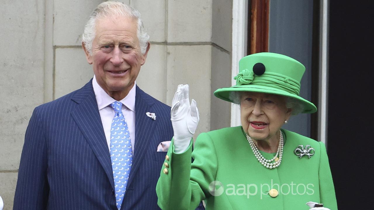 Prince Charles and Queen Elizabeth II in June 2022 (file image)