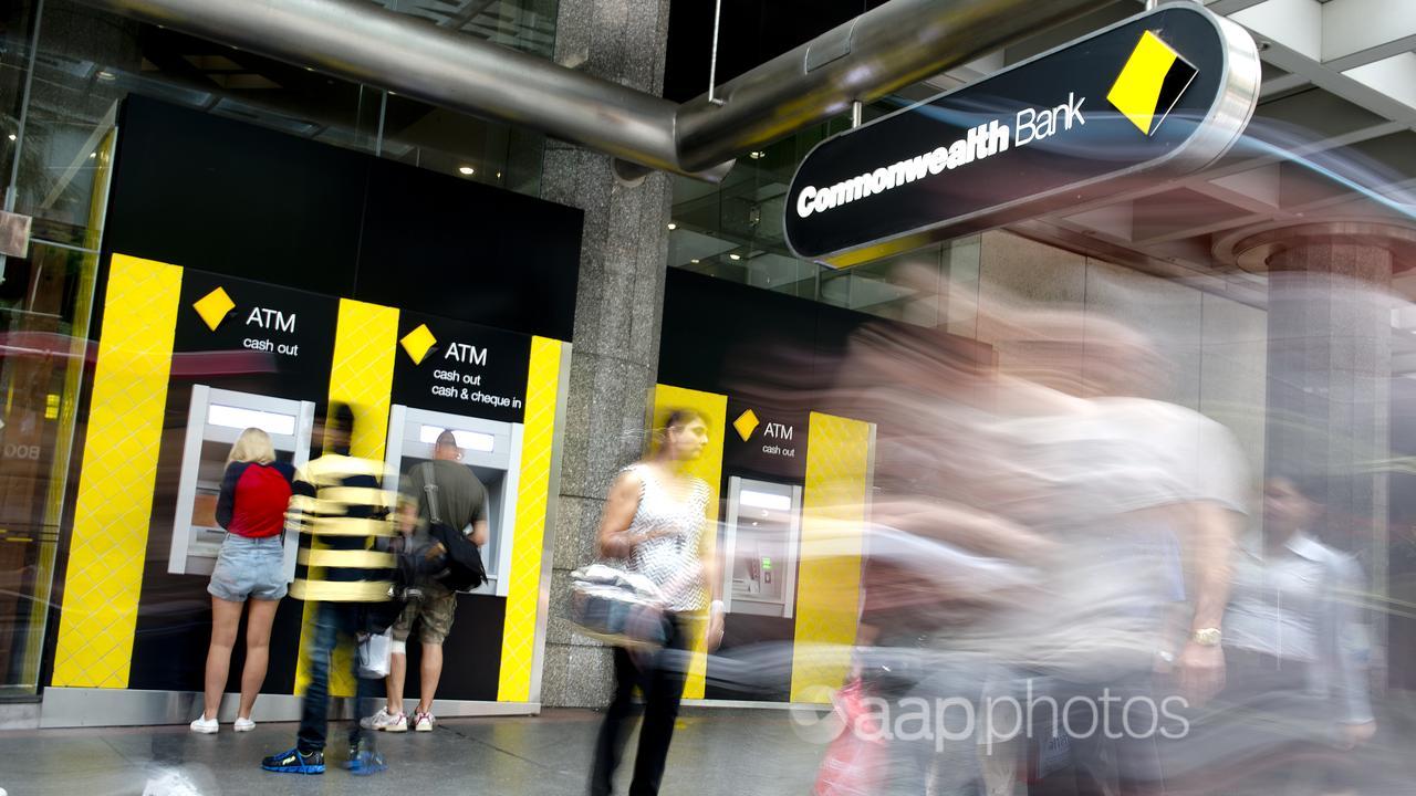 People using ATMs in Brisbane (file image)