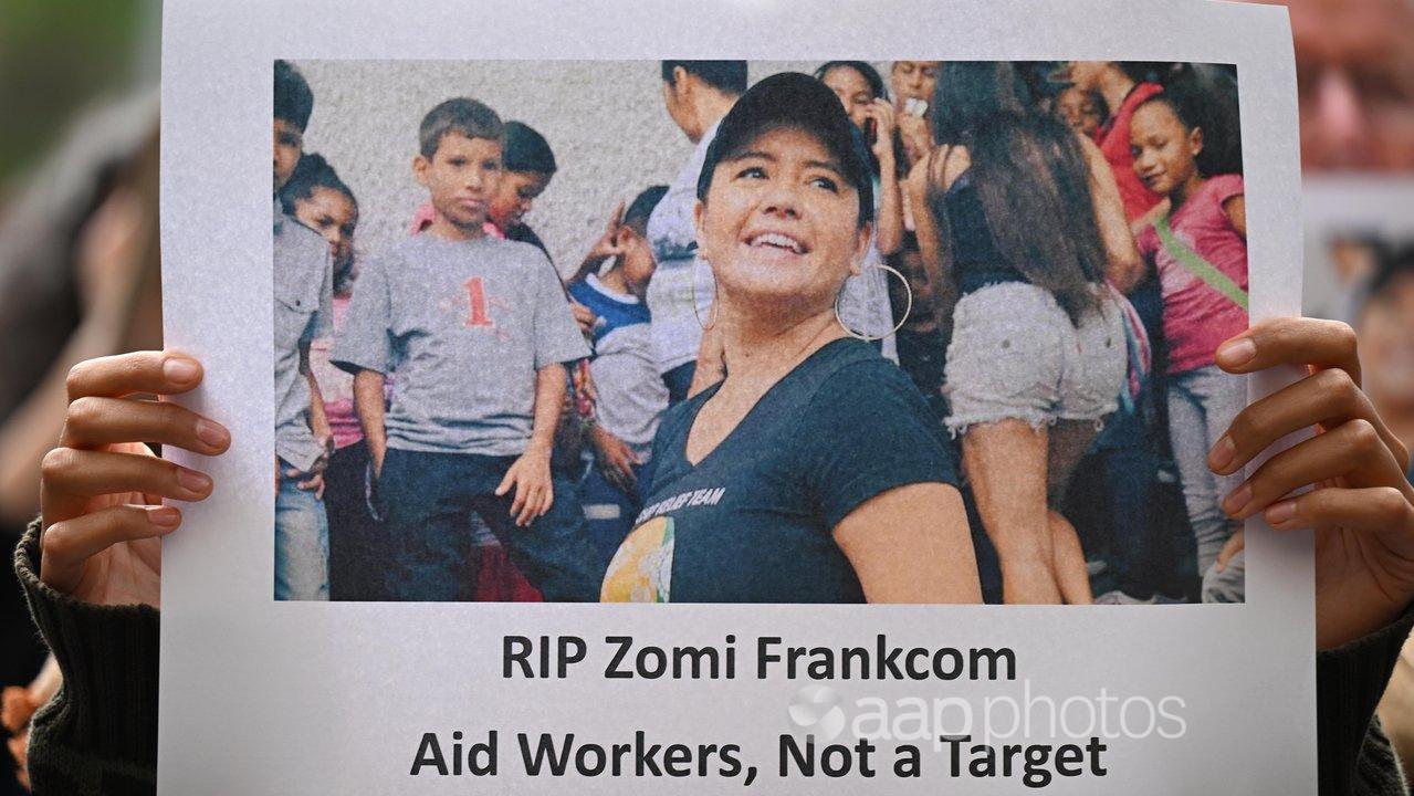 Australian aid worker Zomi Frankcom