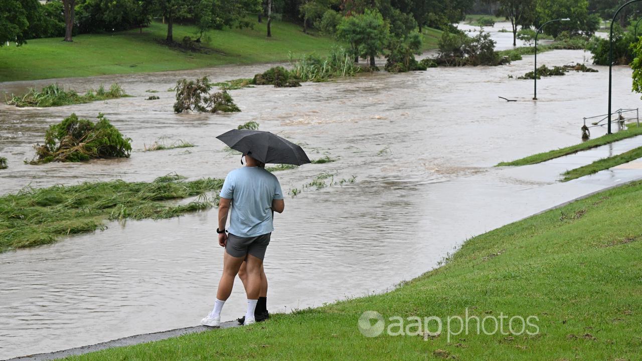 Flooding in Grange, Brisbane