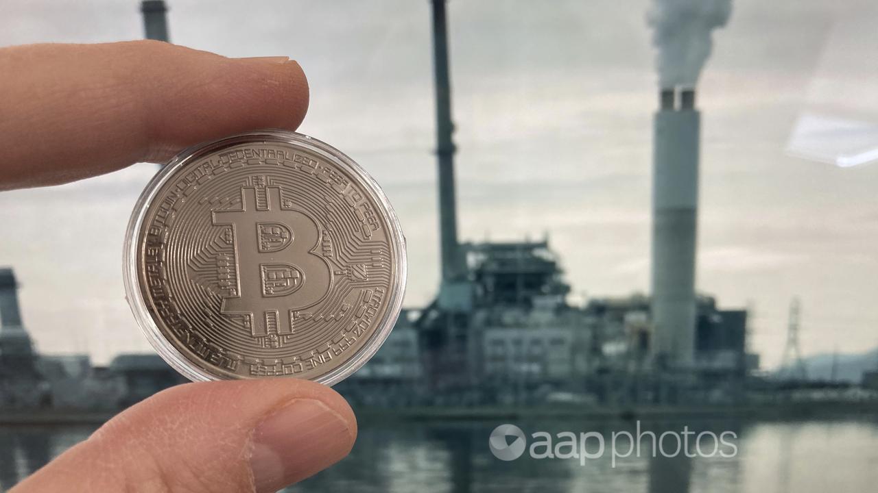 A Bitcoin token (file image)