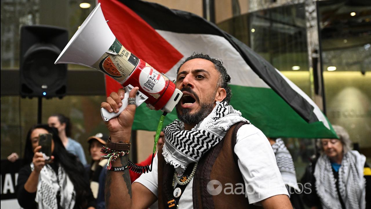 Palestine rally in Melbourne