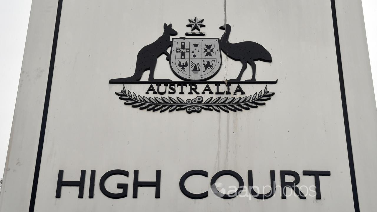 High Court signage (file image)