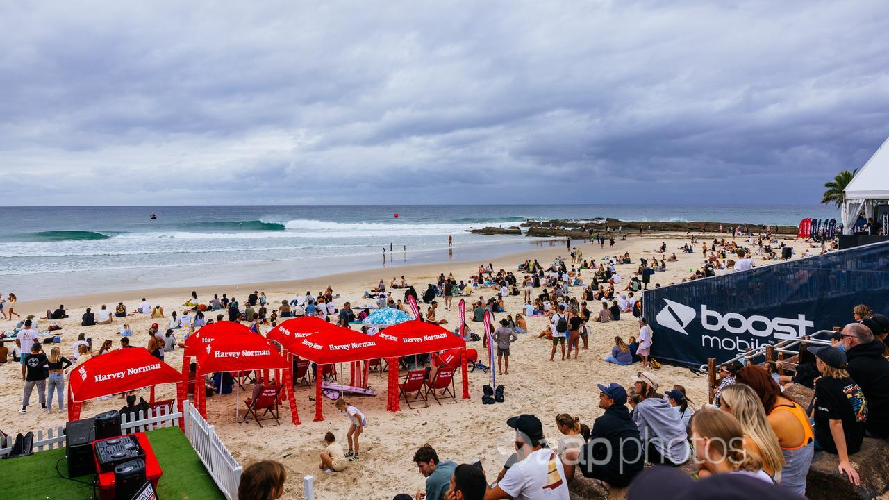 Snapper Rocks ready for the Gold Coast Pro.