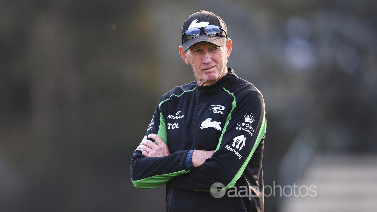 Wayne Bennett during his time as South Sydney coach. 