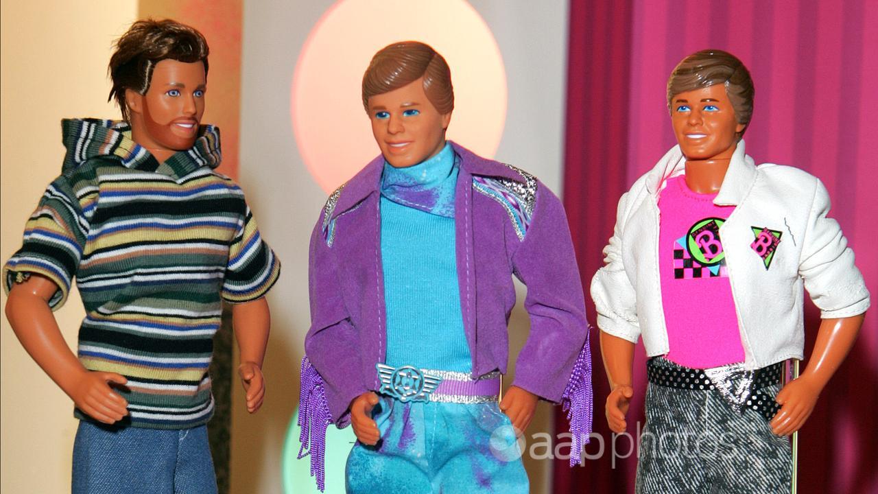 Old versions of classic Ken dolls (file iage)