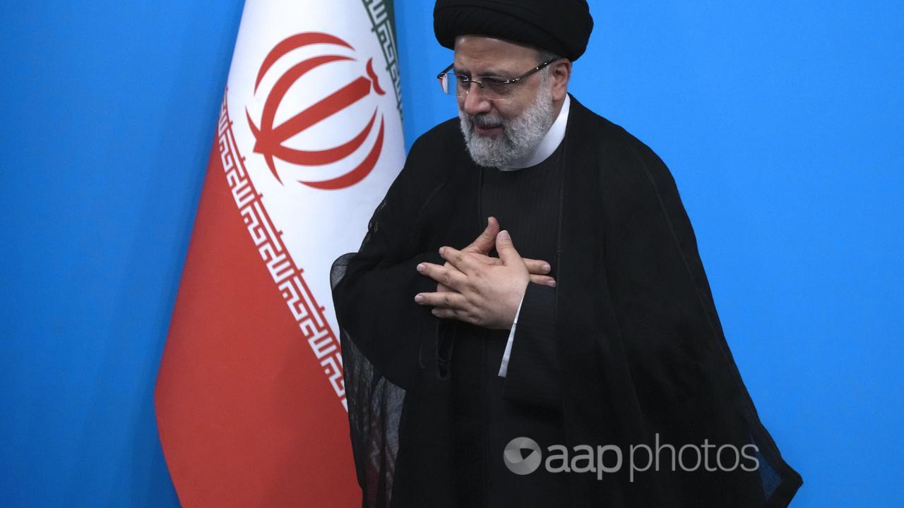 A file image of Iranian President Ebrahim Raisi
