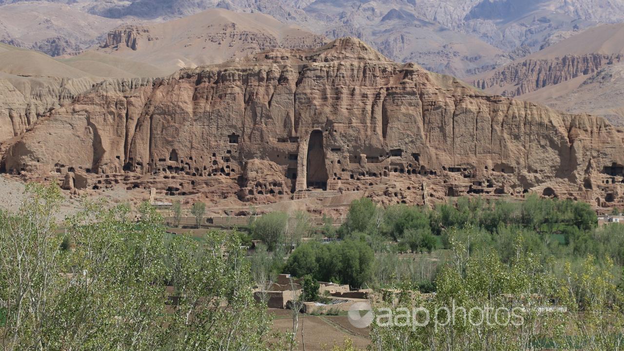 The UNESCO World Heritage Site at Bamyan (file image)