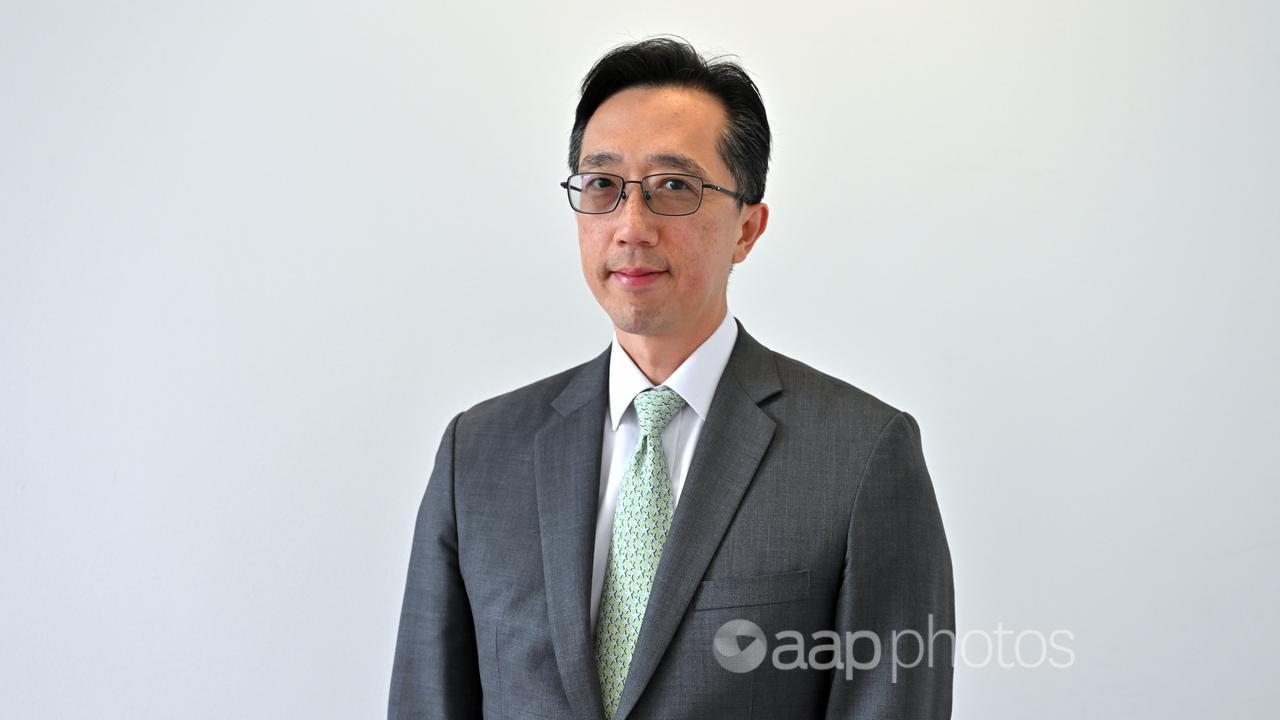 Taiwan’s envoy to Australia Douglas Hsu.