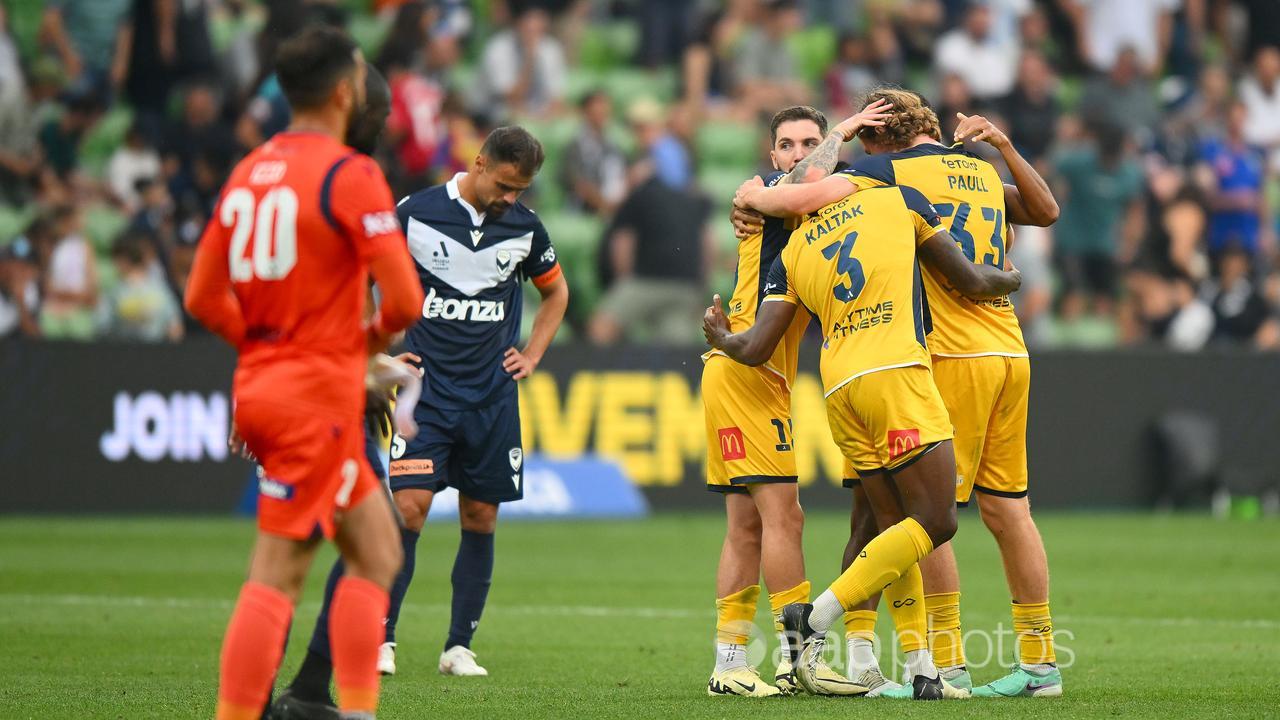 Action from Melbourne Victory v CCM in February.