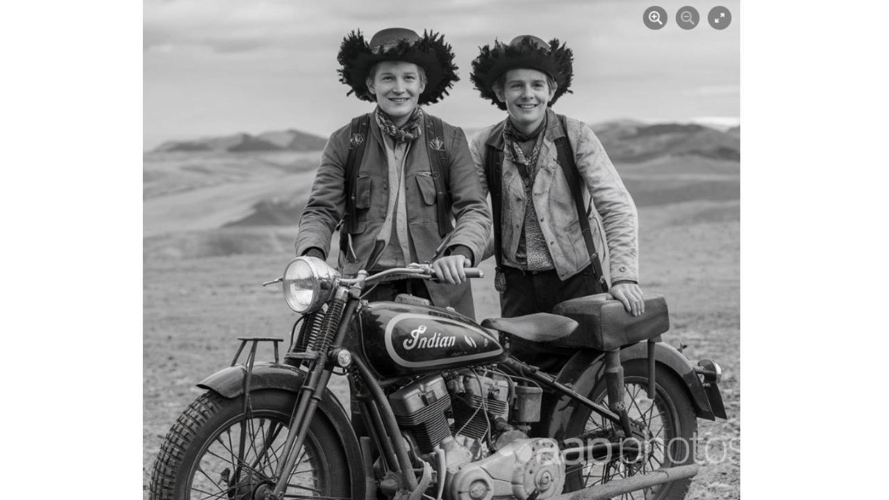 AI-generated image supposedly of Abernathy brothers  in early 1900s