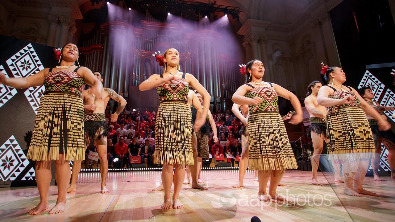 Maori entertainment in Auckland, New Zealand