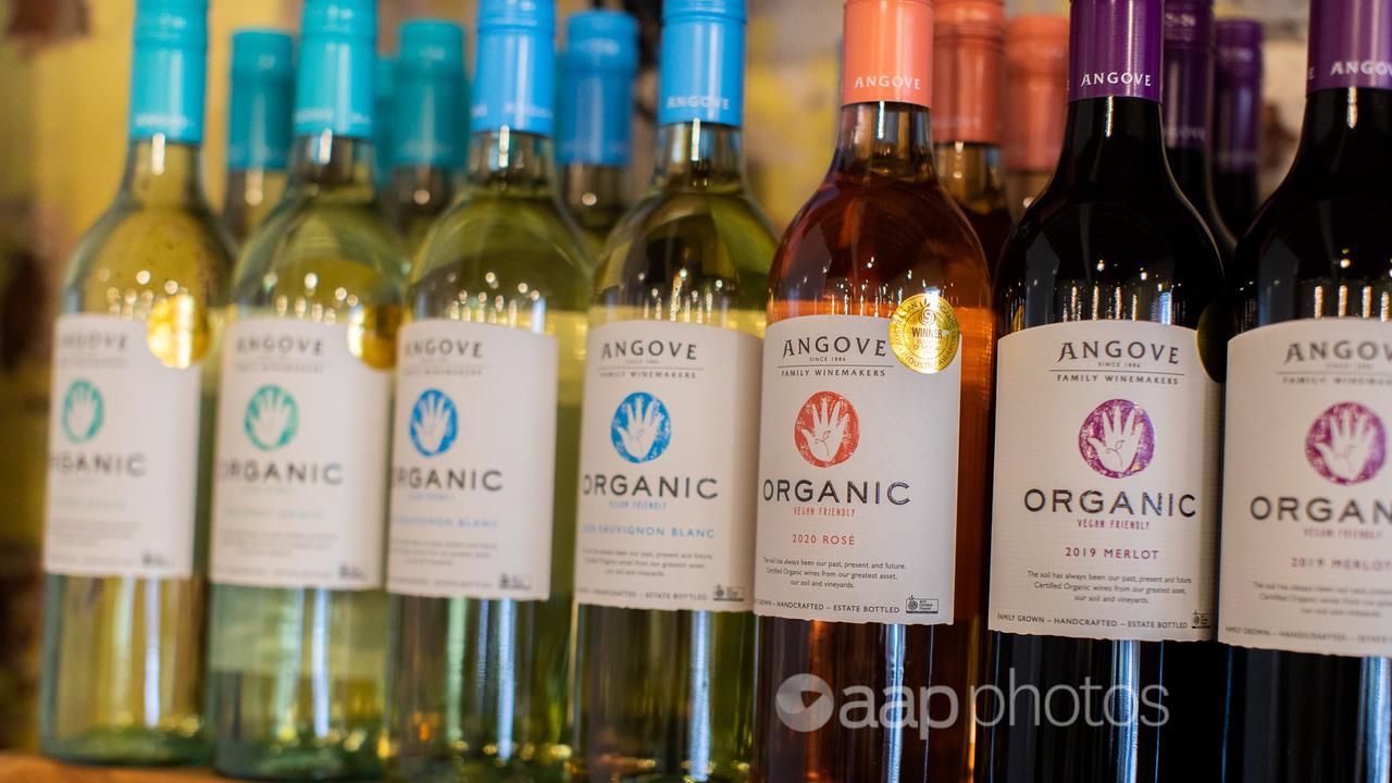 Australian organic wine by Angove