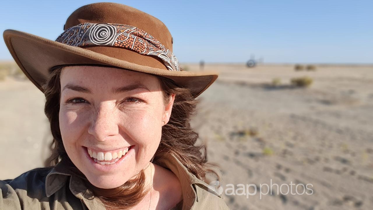 Palaeontologist Phoebe McInerney