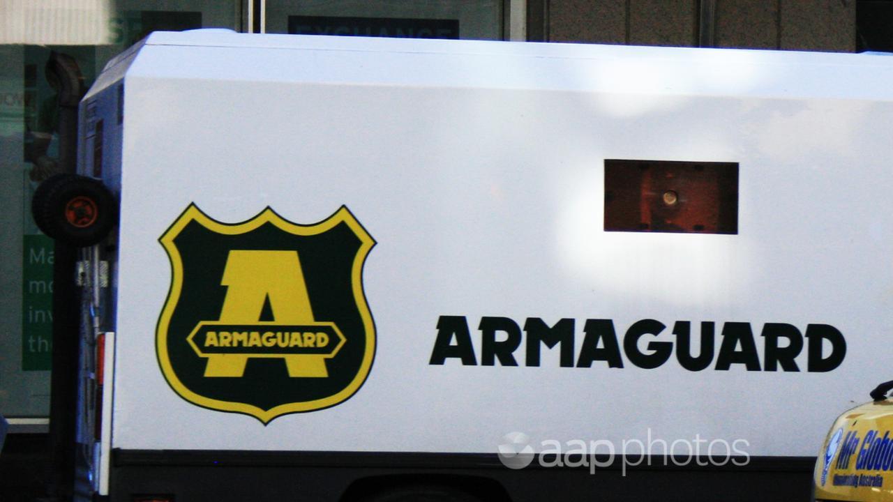 An Armaguard truck