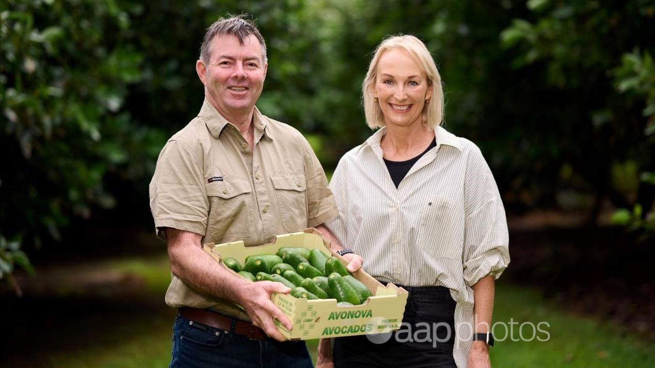 Avocado farmers Rod and Karen Duncan