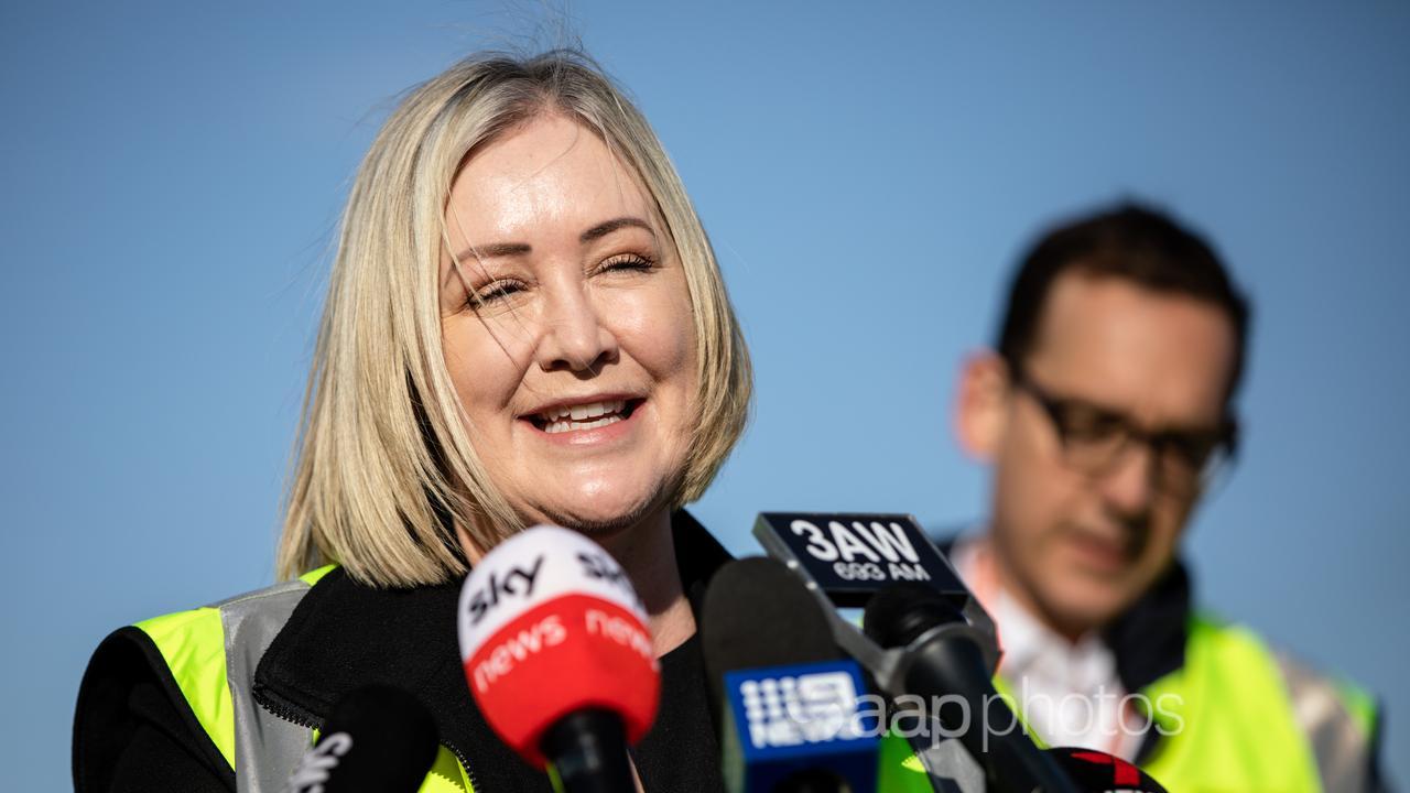 Melbourne Airport Chief of Aviation Lorie Argus (file)