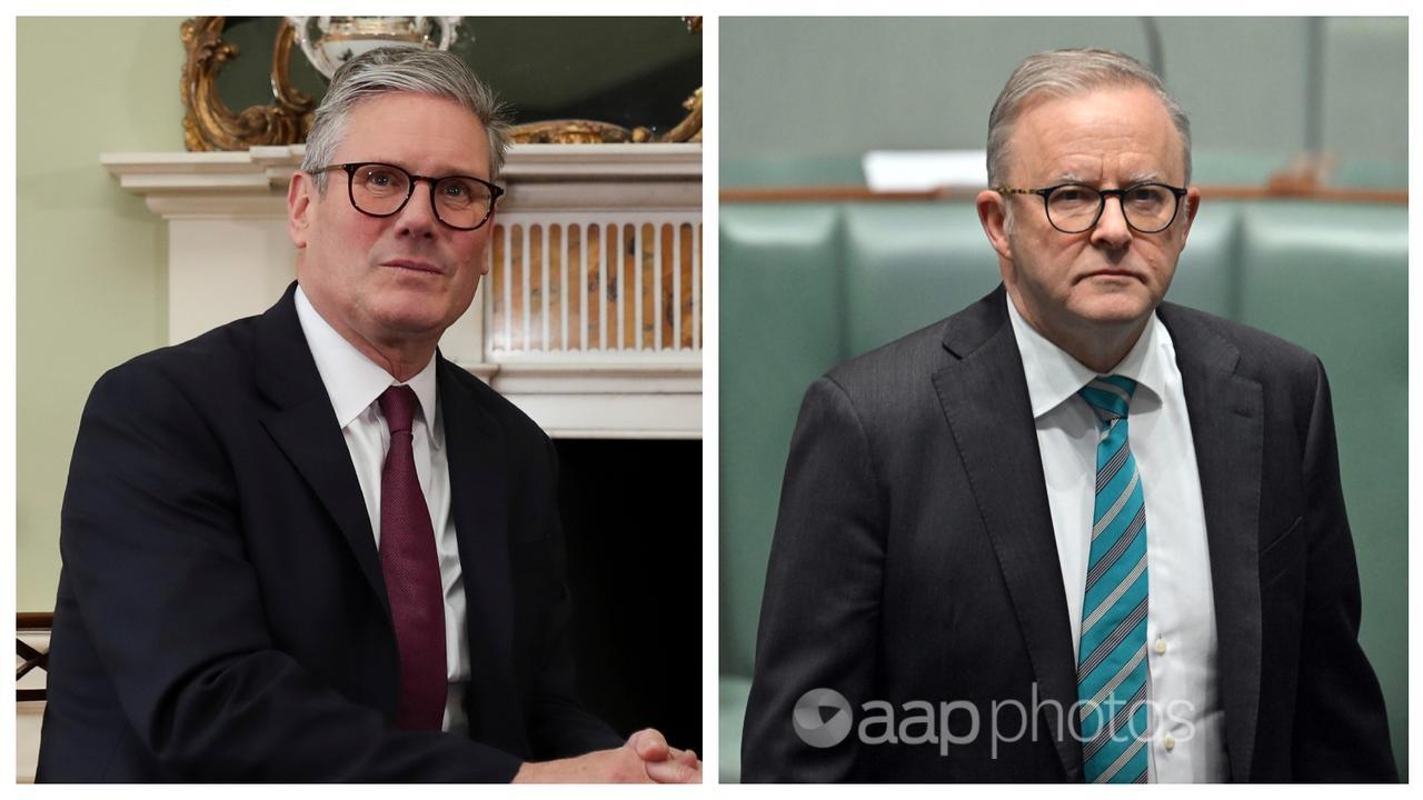 Prime Minister Keir Starmer and Prime Minister Anthony Albanese.