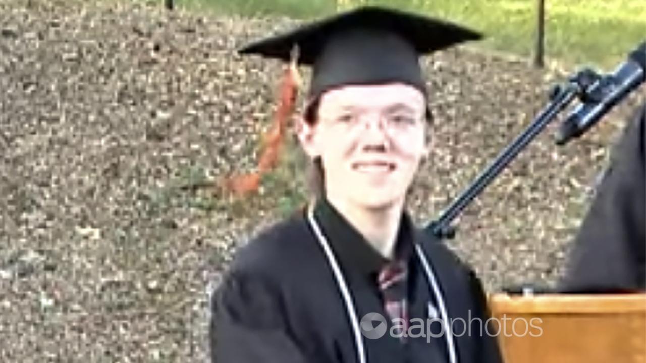 Thomas Crooks pictured at his high school graduation