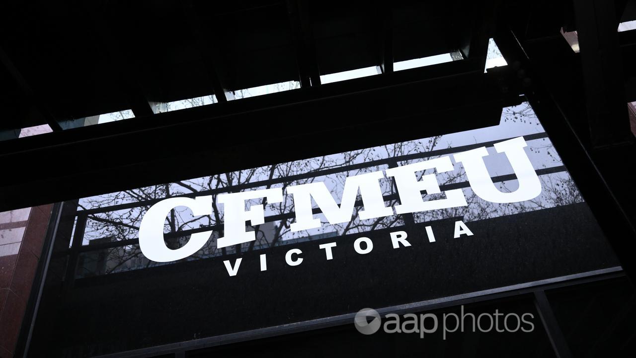 CFMEU signage