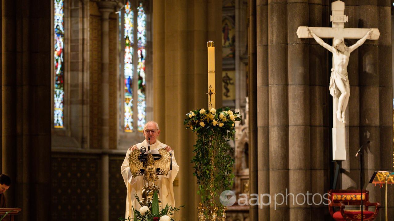 Mass at St Patrick’s Cathedral in Melbourne