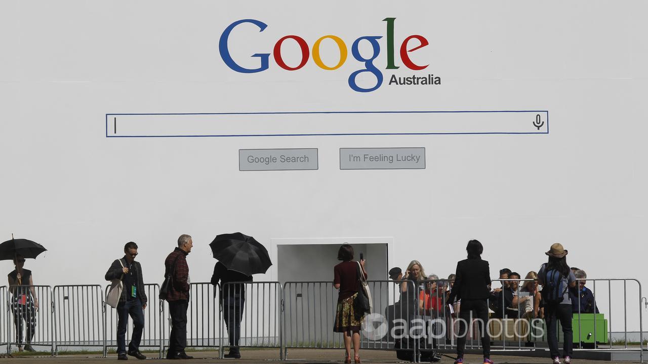 A Google display in Sydney