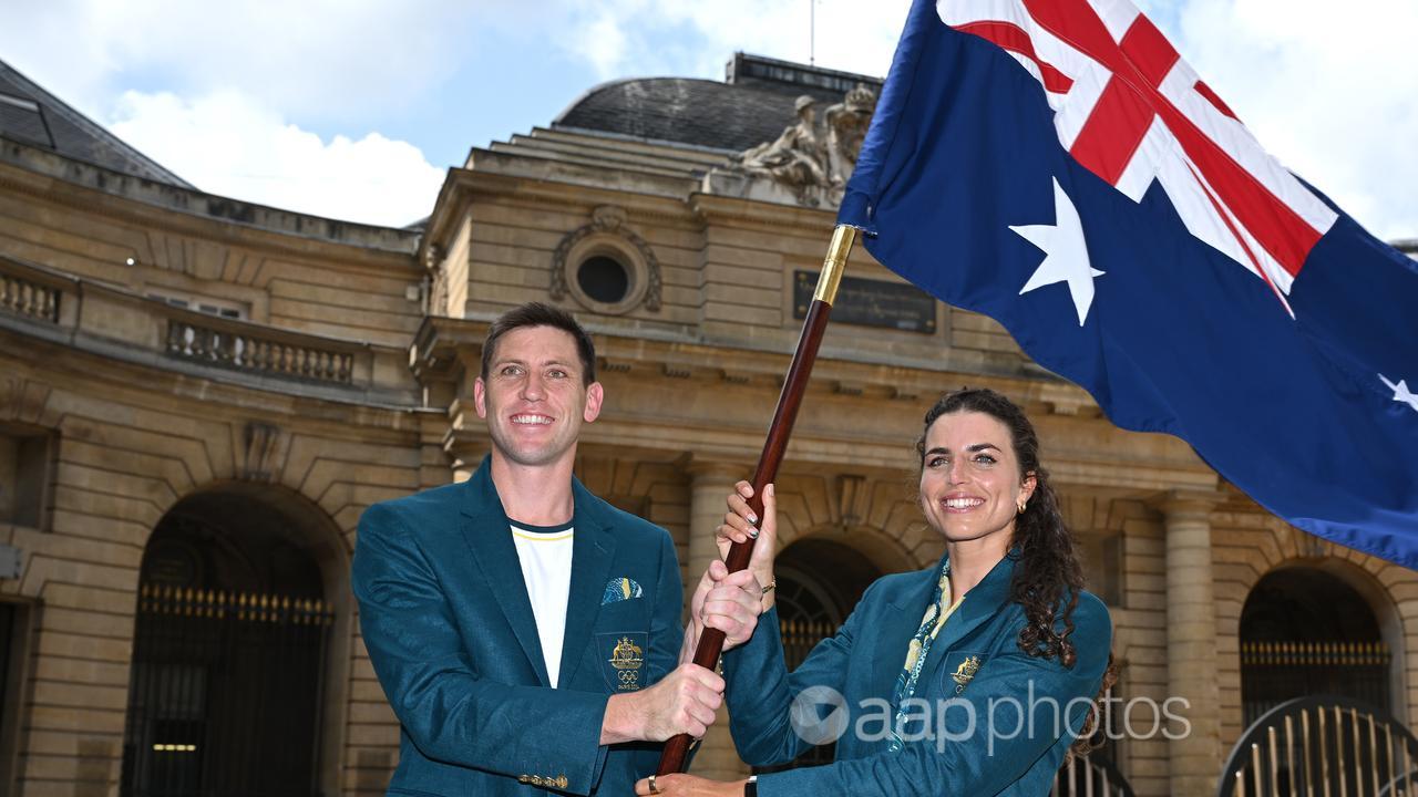 Australian athletes Jessica Fox and Eddie Ockenden