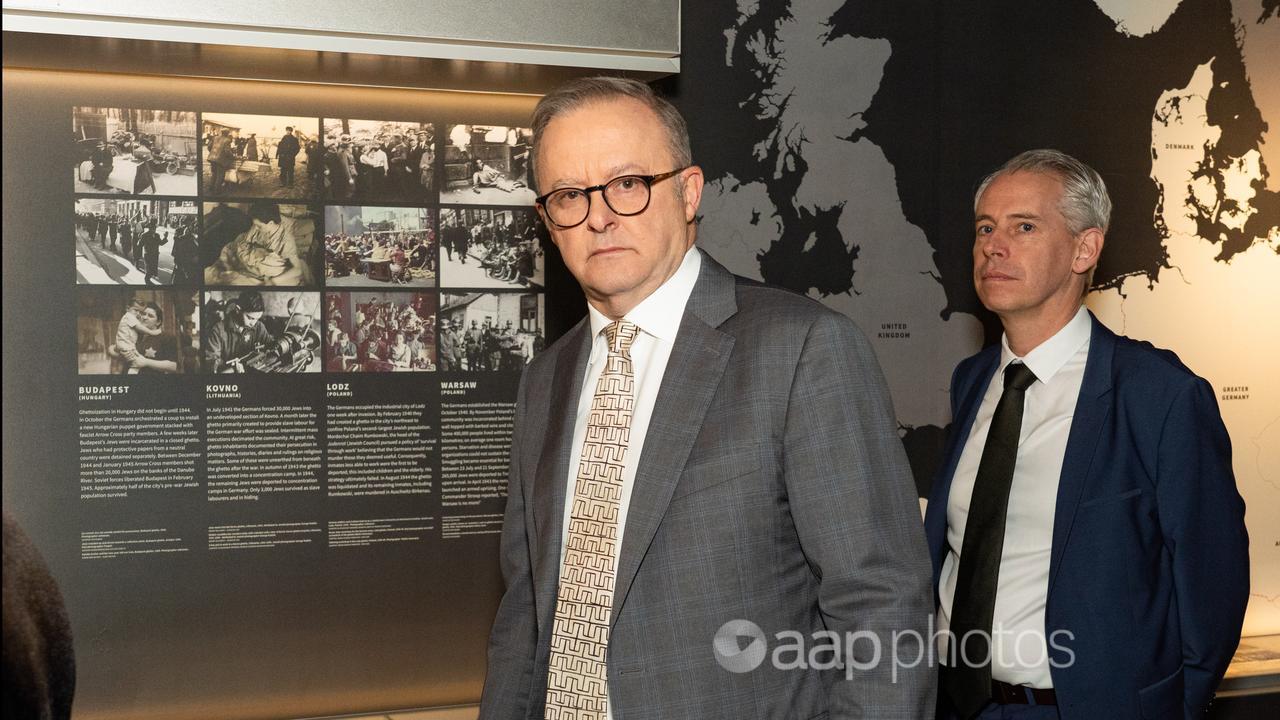 Anthony Albanese and Andrew Giles