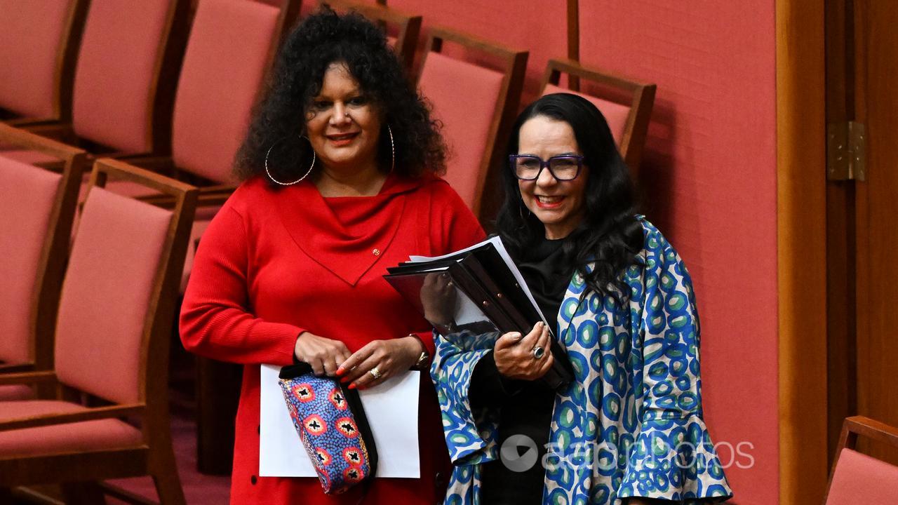 Malarndirri McCarthy and Linda Burney