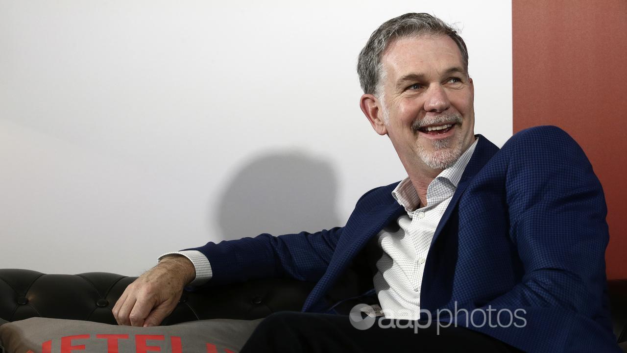 Reed Hastings pictured during an interview in Spain