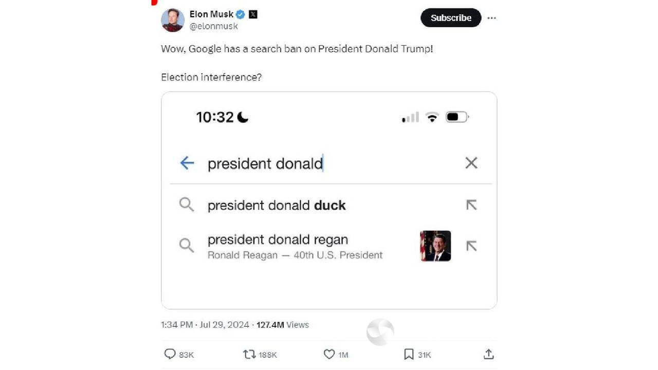 A misleading post by US billionaire Elon Musk.