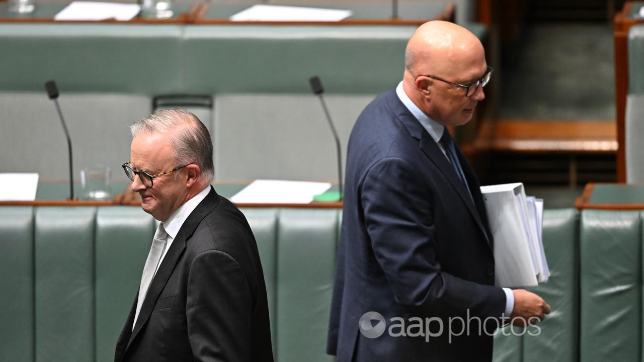 Prime Minister Anthony Albanese and Opposition Leader Peter Dutton